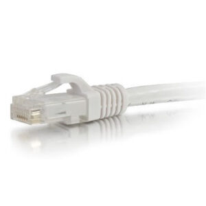 25FT CAT6A SNAGLESS UTP CABLE-WHITE
