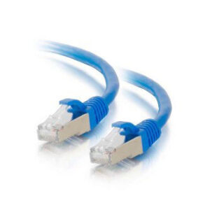 1FT CAT6 SNAGLESS STP CABLE-BLU