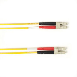 OS2 FIBER PATCH CABLE OFNP LC-LC YL 5M