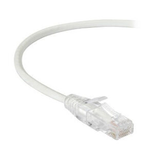 CAT6 SNAGLESS PATCH CABLE UTP PVC WH 3'