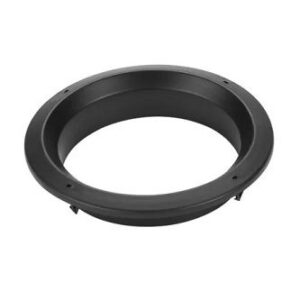 DECORATIVE TILE RING, BLACK