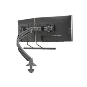 K1 DESK MNT DUAL DISP 2L ARM H-ARRAY,BLK