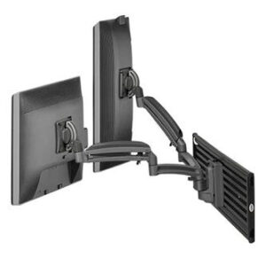 K1 SLAT MNT DUAL DISP DUAL 2L ARMS, BLK